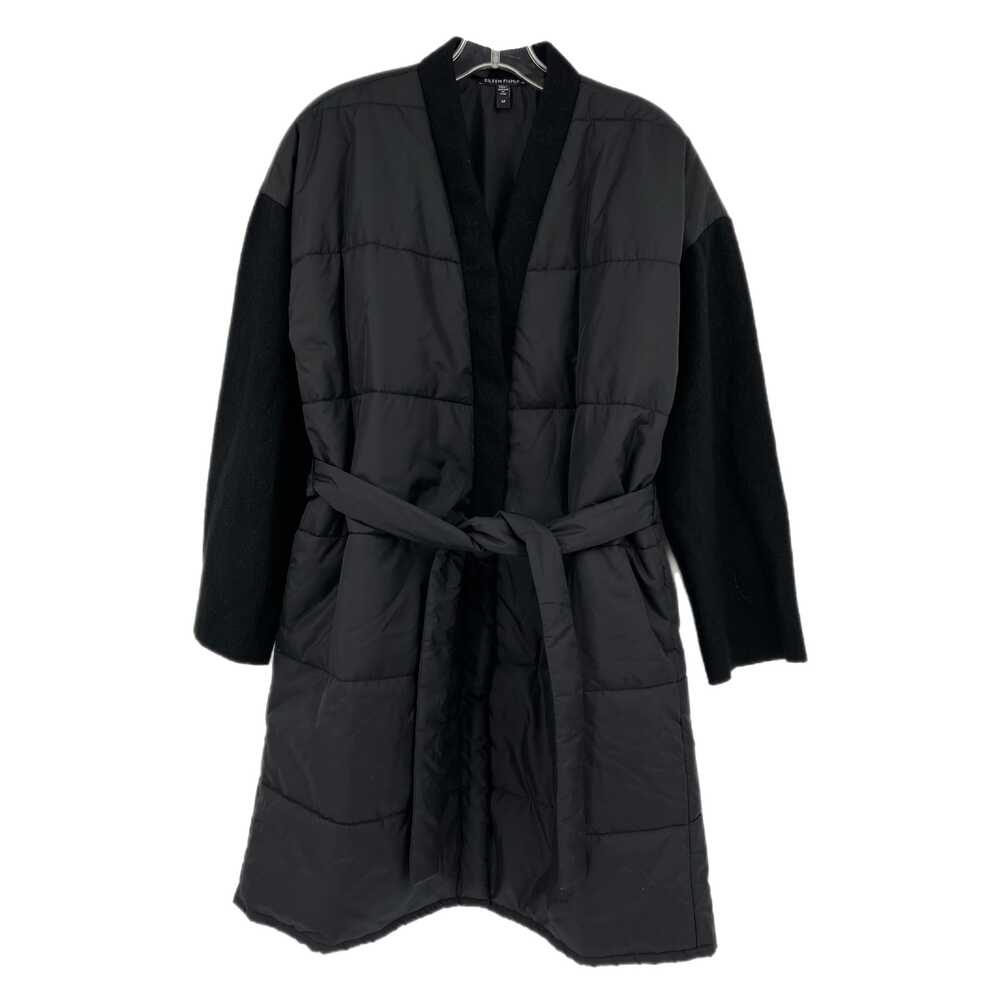 Eileen Fisher Black Wrap Puffer Jacket | Versatile Wear